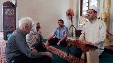 تصویر در یک آلمانی در ۹۱ سالگی مسلمان شد