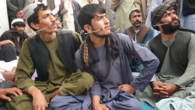 تصویر در اعتصاب ده‌ها زندانی افغانی