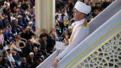 تصویر در رهبر مسلمانان روسیه خواستار برگزاری عید فطر در خانه‌ها شد