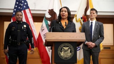 تصویر در شهردار سان‌فرانسیسکو ترامپ را «تروریست» خطاب کرد