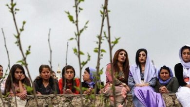 تصویر در واکنش زنان به انتشار آمار خشونت زنان علیه مردان در اقلیم کردستان