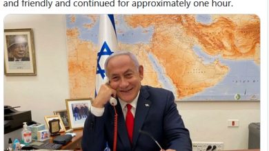تصویر در بالاخره بایدن با نتانیاهو تماس گرفت