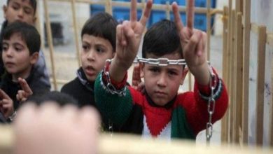 تصویر در اوضاع سخت ۱۴۰ کودک فلسطینی در زندان‌های رژیم صهیونیستی