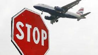 تصویر در توقف پرواز شرکت‌های هواپیمایی به اسرائیل
