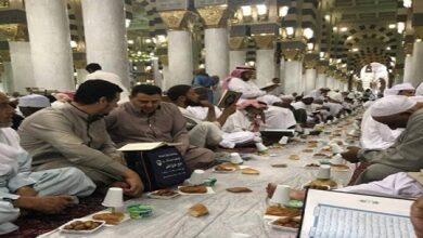 تصویر در صدور مجوز برپایی سفره‌های افطار در مسجد النبی(ص)
