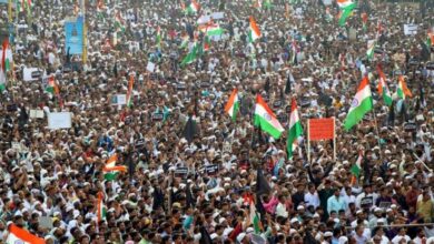 تصویر در برگزاری تجمع ضد مسلمان‌ستیزی در هند
