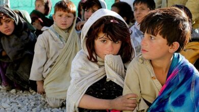 تصویر در وضعیت رقت بار کودکان در افغانستان