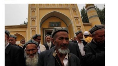 تصویر در ادامه مظالم چین بر مسلمانان این کشور