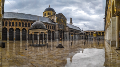 تصویر در حکایت ساخت مسجد اموی