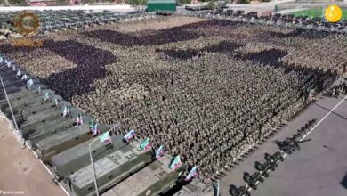 تصویر در بیست هزار مبارز چچنی در جشن تولد پوتین!