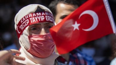 تصویر در درخواست اردوغان برای برگزاری یک همه پرسی درباره حجاب در ترکیه