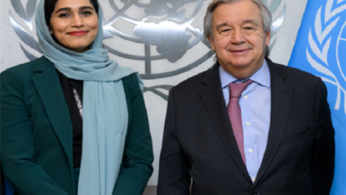 تصویر در انتصاب مدیر محجبه در دفتر دبیر کل سازمان ملل متحد