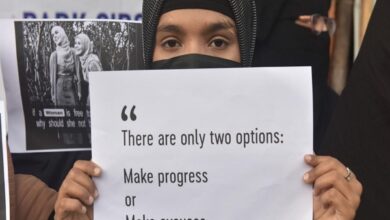 تصویر در محدودیت‌های تازه علیه تحصیل دختران مسلمان در هند