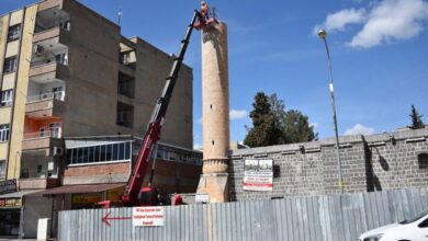 تصویر در مساجد تاریخی آسیب دیده بر اثر زلزله در جنوب ترکیه مرمت می شوند