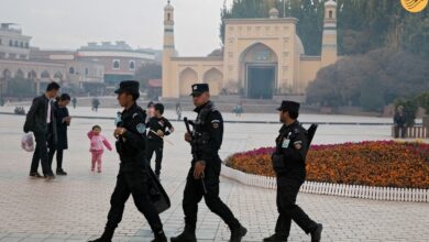 تصویر در درگیری پلیس چین با مسلمانان بخاطر تخریب یک مسجد (ویدئو)