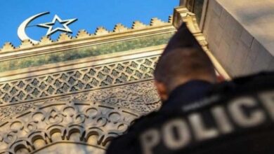 تصویر در مردی که قصد آتش زدن یک مسجد را در آلمان داشت، دستگیر شد