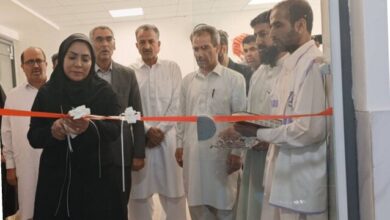تصویر در افتتاح دو مرکز مشاوره ژنتیک در سراوان
