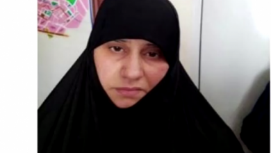 تصویر در همسر ابوبکر البغدادی دستگیر شد