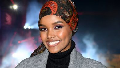 تصویر در مدل مسلمان نخستین حجاب در جلد مجله Essence