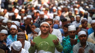 تصویر در تعطیلی مساجد هند در رمضان و دعوت به ماندن در خانه