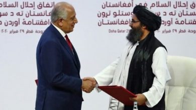 تصویر در توافقنامه صلح آمریکا-طالبان تاثیری در روند صلح نداشته است