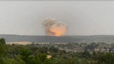 تصویر در وقوع انفجار مهیب در کارخانه موشکی اسرائیل