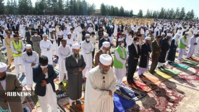 تصویر در برگزاری نماز عید فطر در مناطق مختلف کشور