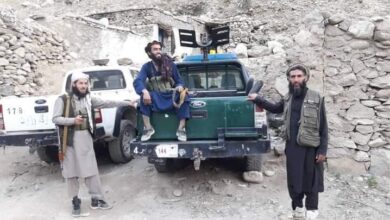 تصویر در تصرف شهرستان دوآب بوسیله طالبان