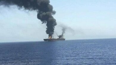 تصویر در واکنش تل آویو به حادثه کشتی اسرائیلی در سواحل عمان