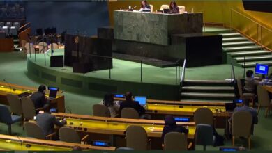 تصویر در تصویب شش قطعنامه ضد صهیونیستی در سازمان ملل