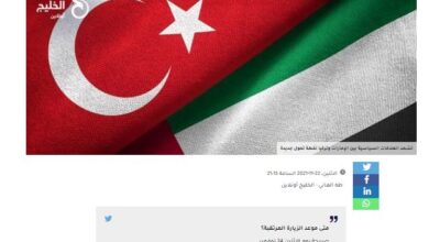 تصویر در دلایل نزدیک شدن امارات و ترکیه