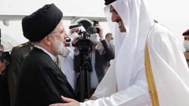 تصویر در بازتاب سفر رئیس جمهور به قطر در رسانه های عربی