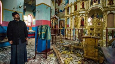 تصویر در هفت هزار کشیش برای جنگ در اوکراین آماده شدند