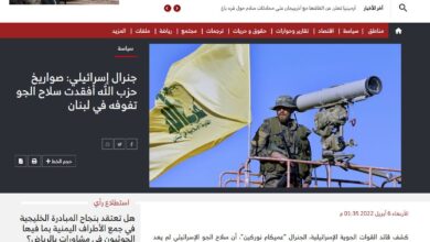 تصویر در نگرانی های اسرائیل از توان موشکی حزب الله