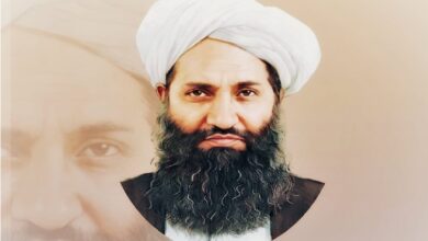تصویر در رهبر طالبان: آماده‌ایم براساس شریعت اسلام بار دیگر با آمریکا بجنگیم