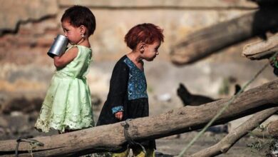 تصویر در پیش‌بینی سازمان ملل از گرسنگی کودکان افغان