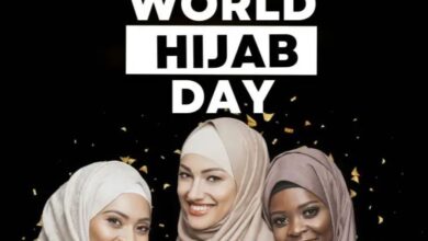 تصویر در دعوت از زنان جهان برای داشتن حجاب به منظور همبستگی با زنان مسلمان در فوریه ۲۰۲۳