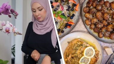 تصویر در شرکت نخستین زن محجبه در مسابقه «بهترین آشپز سوئد»