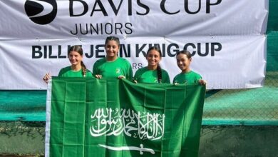 تصویر در اولین حضور تنیسورهای زن عربستان در یک رویداد جهانی