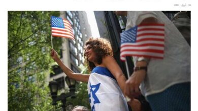 تصویر در جامعه یهودیان آمریکا علیه نتانیاهو