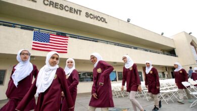 تصویر در مدارس شهرهای آمریکا به مناسبت عید فطر تعطیل می شوند