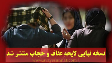 تصویر در نسخه نهایی لایحه عفاف و حجاب منتشر شد