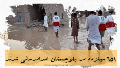 تصویر در ۶۵۱ سیلزده در بلوچستان امدادرسانی شدند