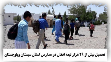 تصویر در تحصیل بیش از ۲۹ هزار تبعه افغان در مدارس استان سیستان وبلوچستان !