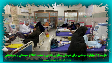 تصویر در هزینه ۱۲ میلیارد تومانی برای درمان بیماران خاص و صعب العلاج سیستان و بلوچستان